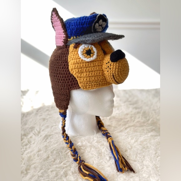 Kids Hat Inspired Paw Patrol *Chase* - Handmade - Brand New - Picture 7 of 10